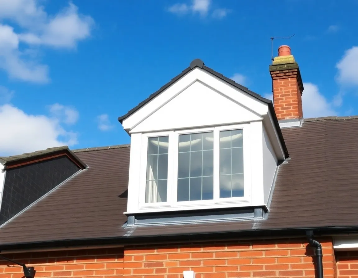 White rear dormer conversion on an Edwardian red brick terrace