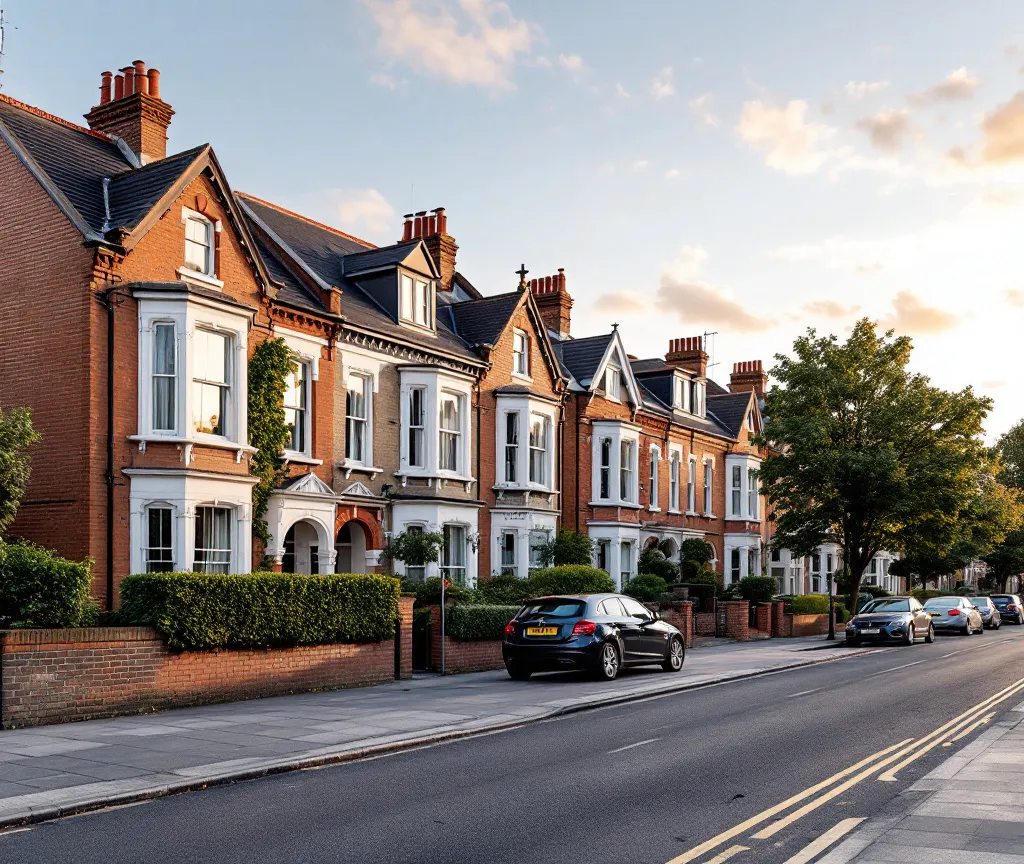 Edwardian semi-detached and terraced houses in Streatham